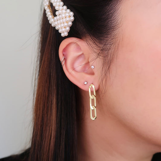 Curb Chain Earring